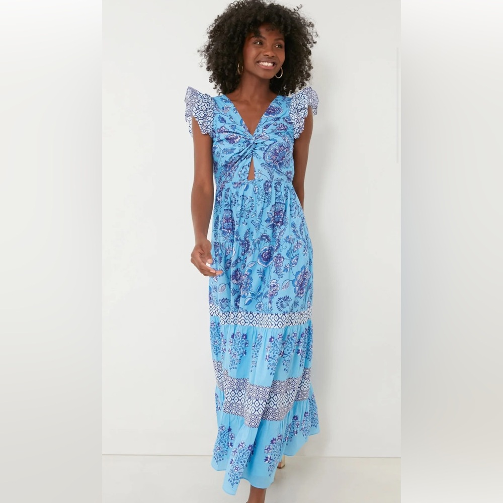 CELINA MOON

Blue Flavian Maxi Dress